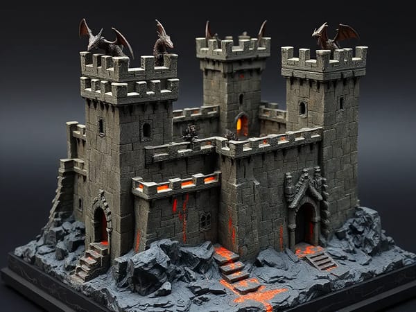 Dragon Fortress Model