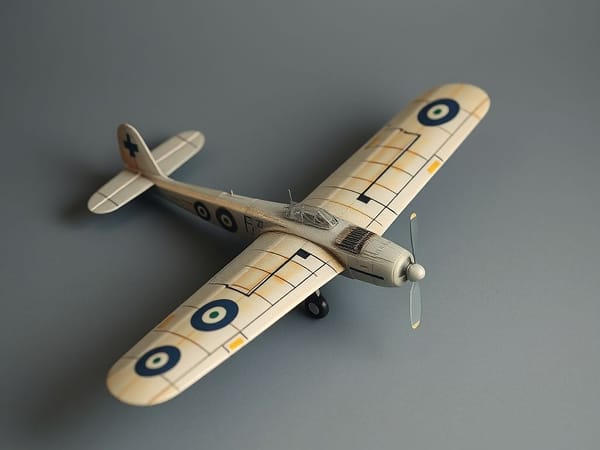 Sky Raider Biplane Model