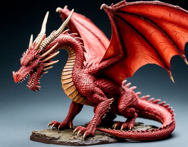 Emerald Dragon Statue